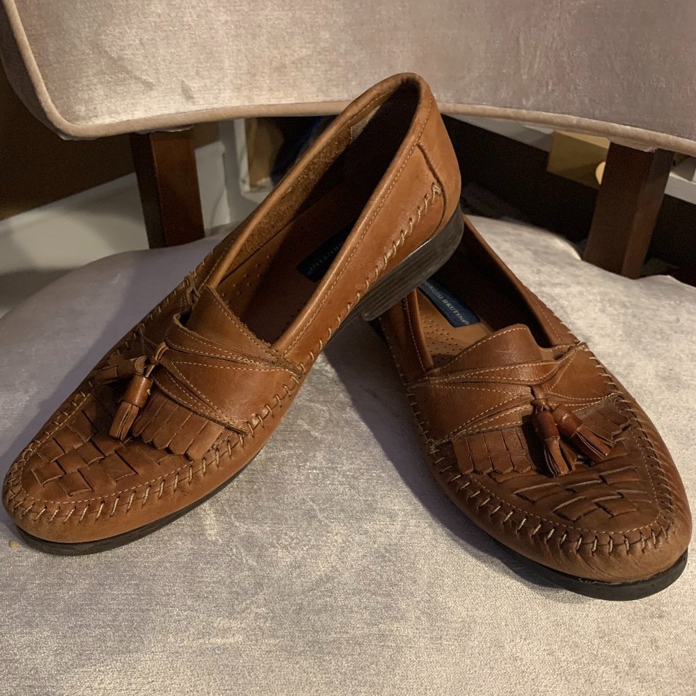 Giorgio Brutini Tassel Loafers, Men's Dress Shoes, Brown, Size 11.5